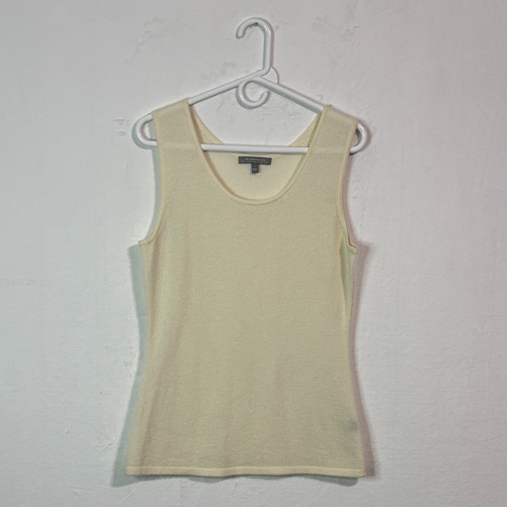 Neiman Marcus Light Cream Tank Top